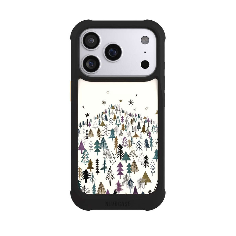 iPhone 17 Pro NIVOmax Mountain Trees Forest Purple