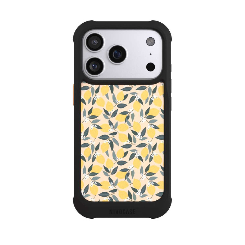 iPhone 17 Pro NIVOmax Motif rose citron