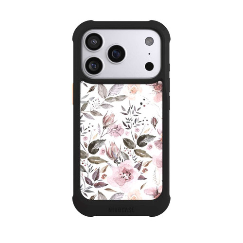 Apple iPhone 17 Pro NIVOmax Aquarell braune Rosenblüten