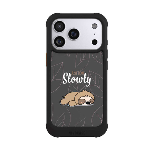 Apple iPhone 17 Pro NIVOmax Just Do It Slowly Sloth Grey