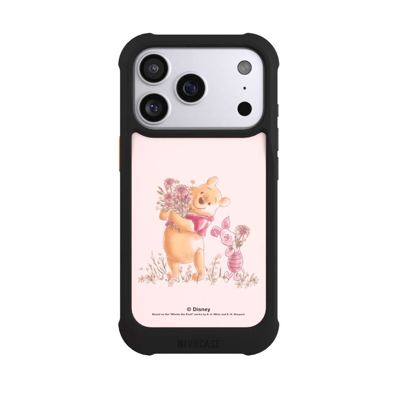 iPhone 17 Pro NIVOmax Winnie the Pooh and Piglet Flowers