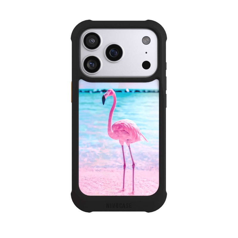 iPhone 17 Pro NIVOmax Fantaisie Flamant Rose