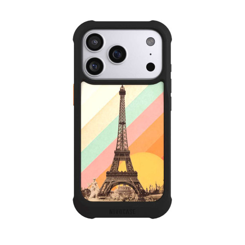 Apple iPhone 17 Pro NIVOmax Eiffel Tower Rainbow