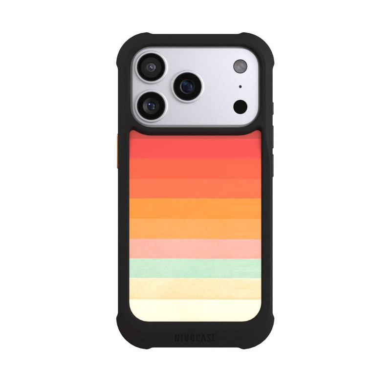 iPhone 17 Pro NIVOmax Regenbogen Chevrons II