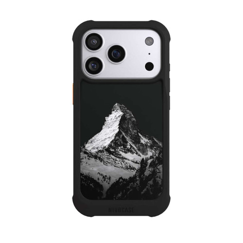 Apple iPhone 17 Pro NIVOmax Snow Capped Mountains grey