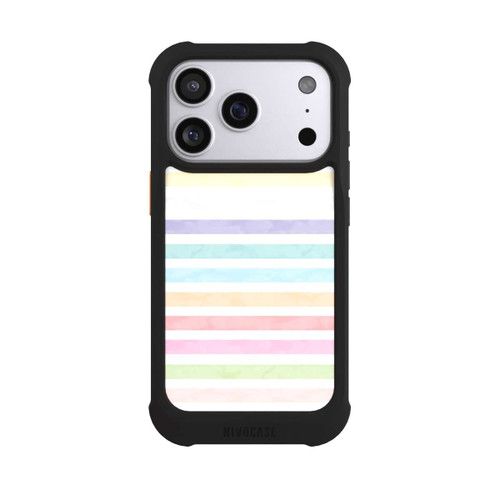 Apple iPhone 17 Pro NIVOmax Rainbow Colorful Stripes