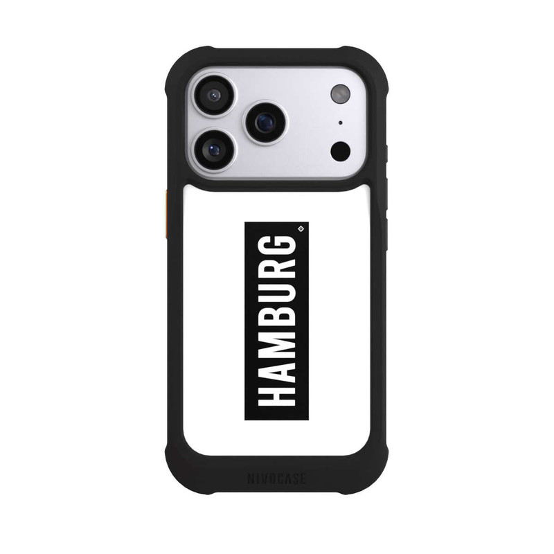 iPhone 17 Pro NIVOmax HSV Hamburg Schwarz Weiss