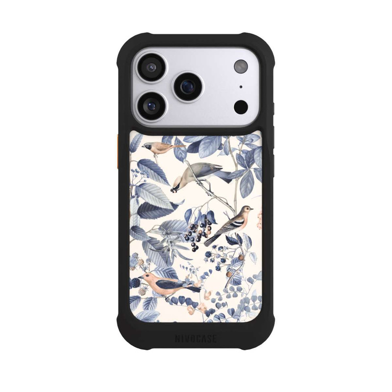 iPhone 17 Pro NIVOmax Birds And Berries Beige