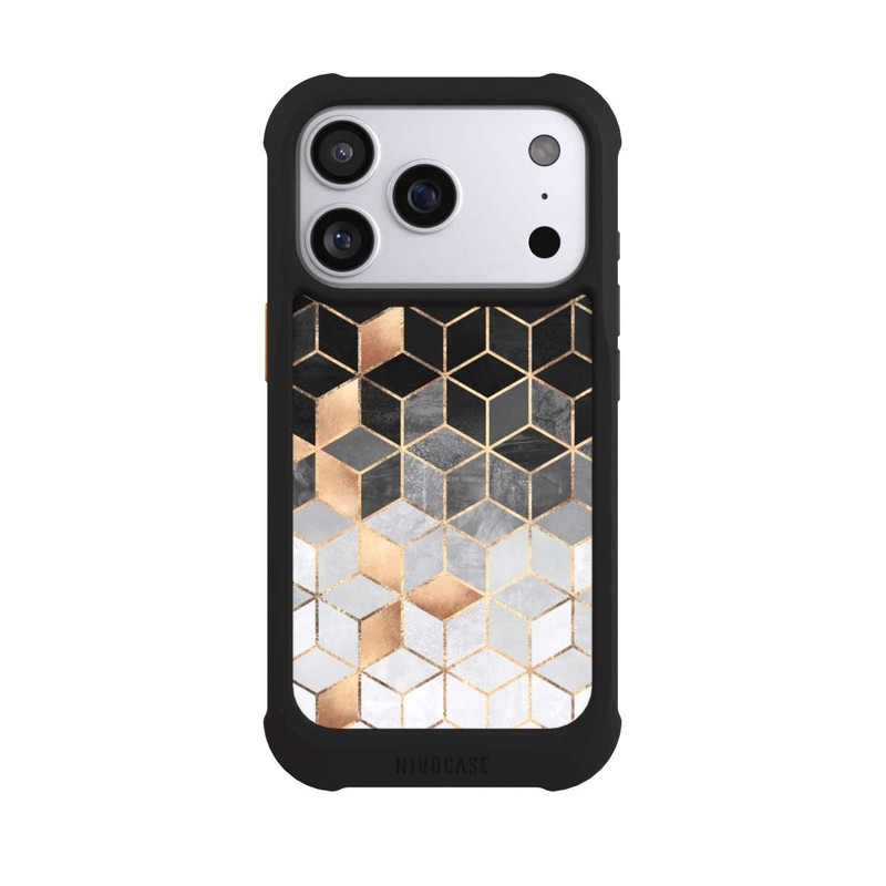 iPhone 17 Pro NIVOmax Charcoal Cubes