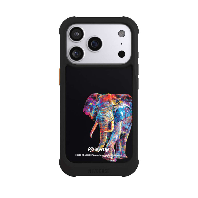 iPhone 17 Pro NIVOmax Elephant Art By P.D. Moreno