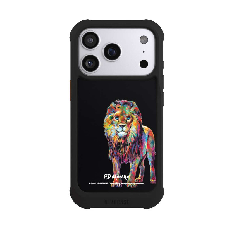 iPhone 17 Pro NIVOmax Lion Colorful Art par P.D. Moreno