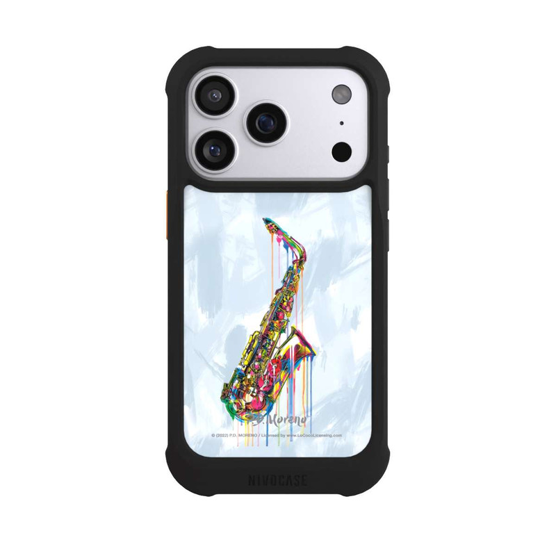 iPhone 17 Pro NIVOmax Saxophone Art By P.D. Moreno