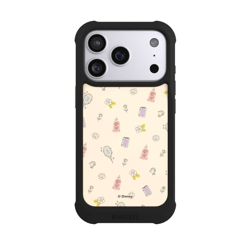 iPhone 17 Pro NIVOmax Princess Accessoires Pattern Beige Disney Princess 