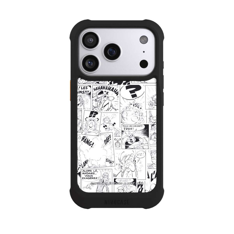 iPhone 17 Pro NIVOmax BD Astérix Blanc & Noir