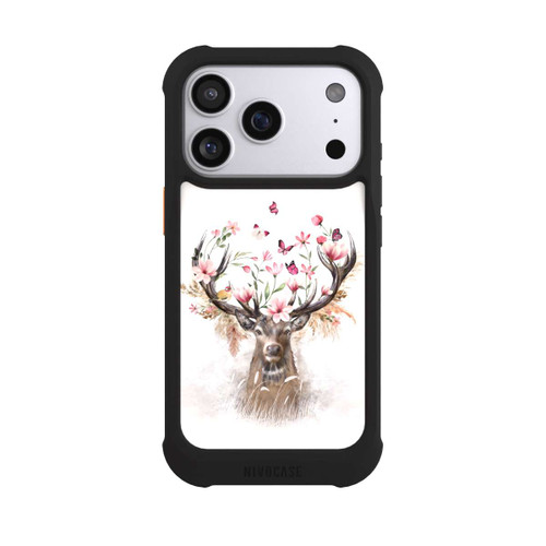 Apple iPhone 17 Pro NIVOmax Deer Flowers Antlers