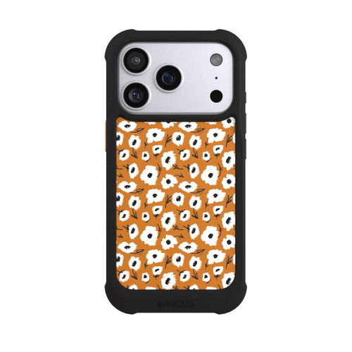 Apple iPhone 17 Pro NIVOmax Pattern Fleurs Ocres