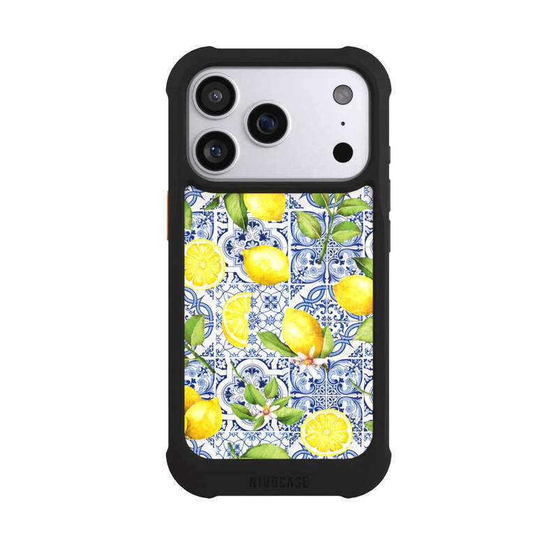 iPhone 17 Pro NIVOmax Greek lemon pattern