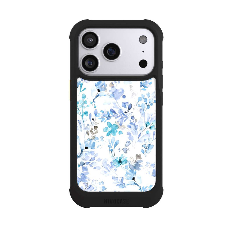iPhone 17 Pro NIVOmax Spring Weeds Blue