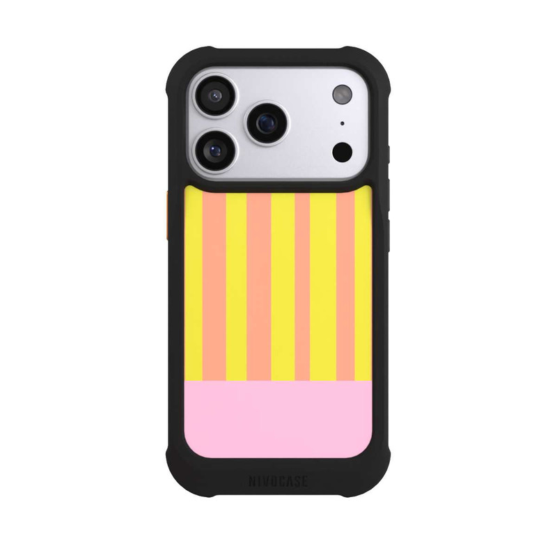 iPhone 17 Pro NIVOmax Neonfarbige Streifen
