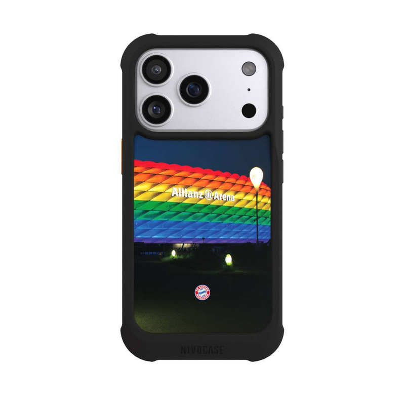 iPhone 17 Pro NIVOmax Allianz Arena Regenbogen