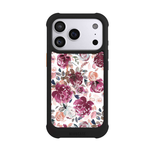 Apple iPhone 17 Pro NIVOmax Pivoines et roses d'automne Rose