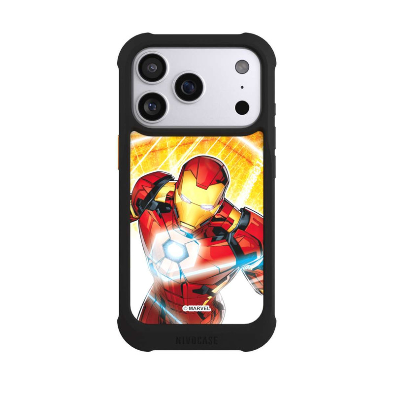 iPhone 17 Pro NIVOmax Iron Man on Fire