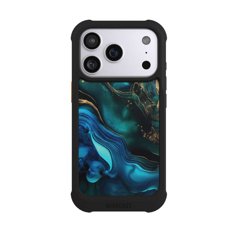 iPhone 17 Pro NIVOmax Blue Gold Ink