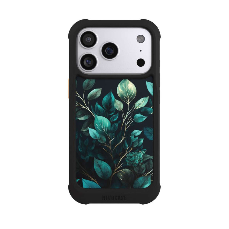 iPhone 17 Pro NIVOmax Eukalyptus dunkler Hintergrund