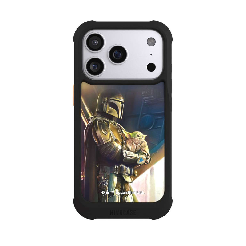 iPhone 17 Pro NIVOmax Mandalorian and Grogu inside Ship