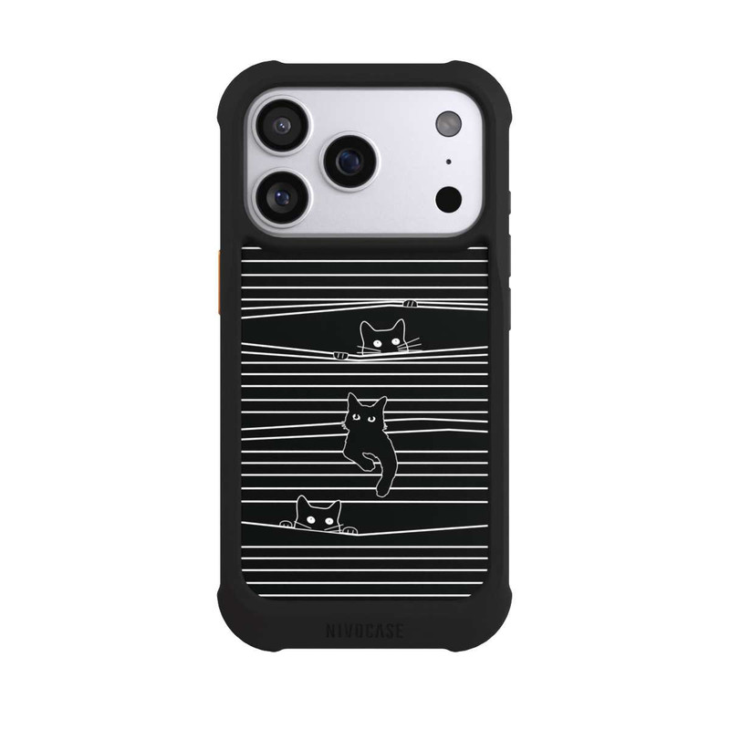 iPhone 17 Pro NIVOmax Cats Peeping