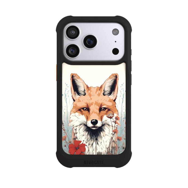 iPhone 17 Pro NIVOmax  Fox with Flowers
