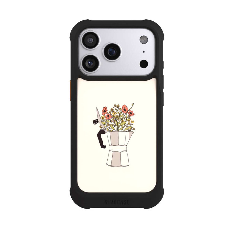 iPhone 17 Pro NIVOmax Moka Flowers