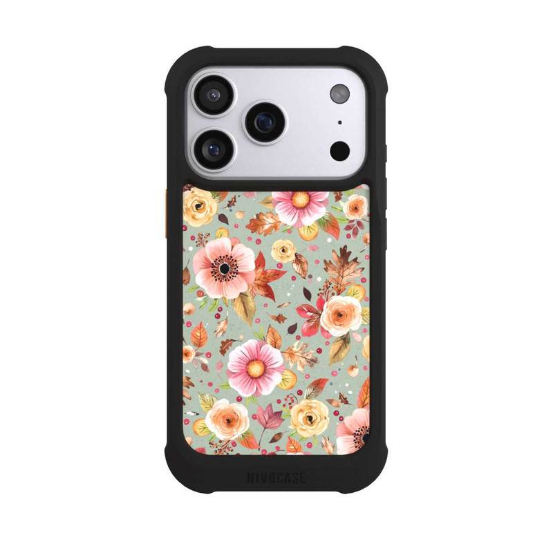 iPhone 17 Pro NIVOmax Herbstblumen Weiches Grün