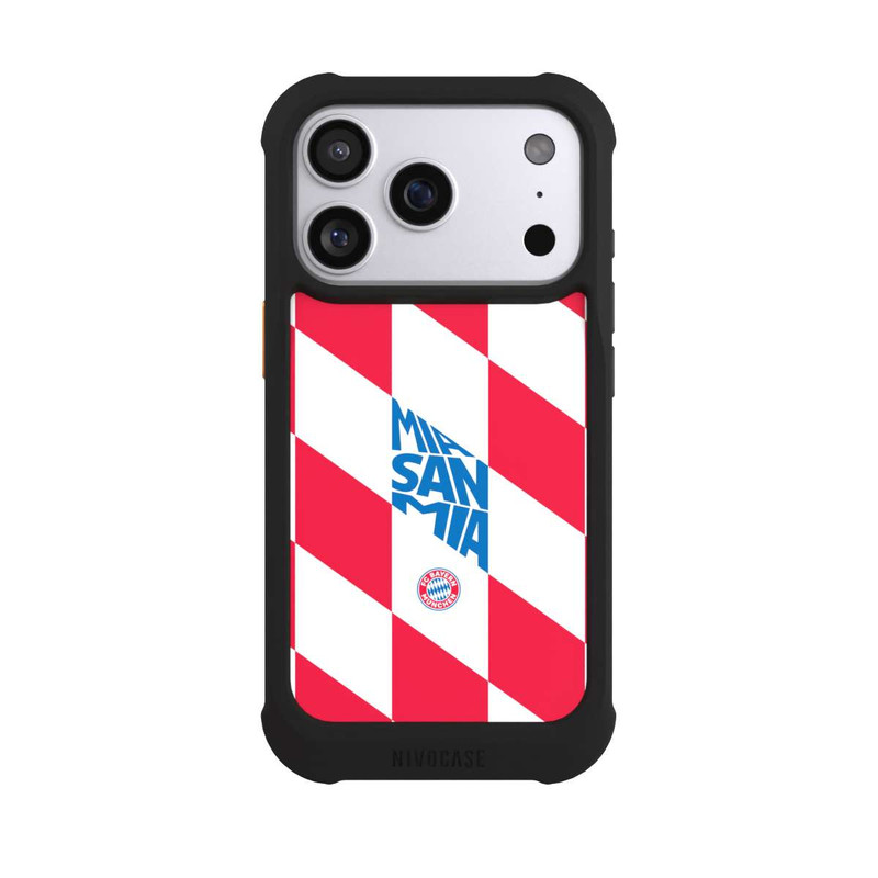 iPhone 17 Pro NIVOmax FCB Mia San Mia Rauten