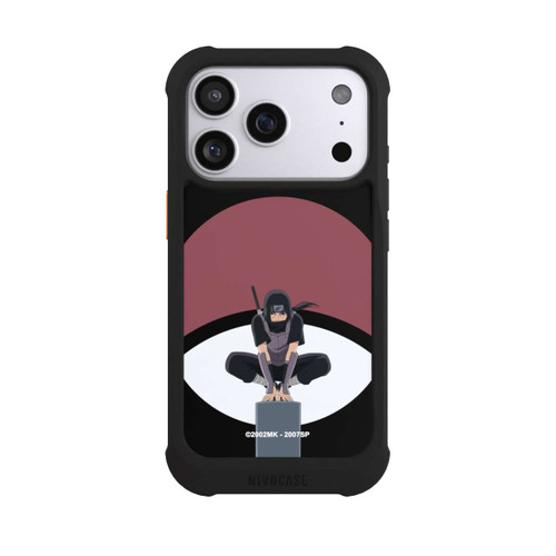 Apple iPhone 17 Pro NIVOmax Itachi Uchiha Symbol schwarz