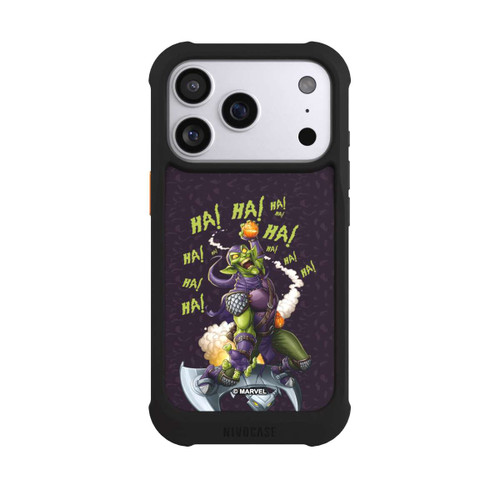 Apple iPhone 17 Pro NIVOmax Green Goblin Pumpkin Bomb