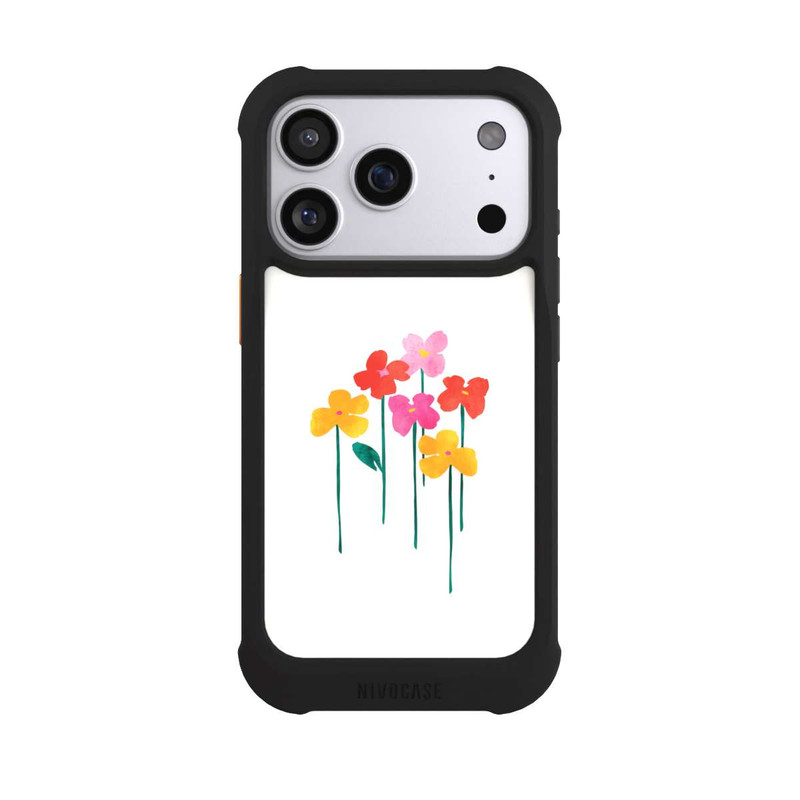 iPhone 17 Pro NIVOmax Kleine glückliche Blumen