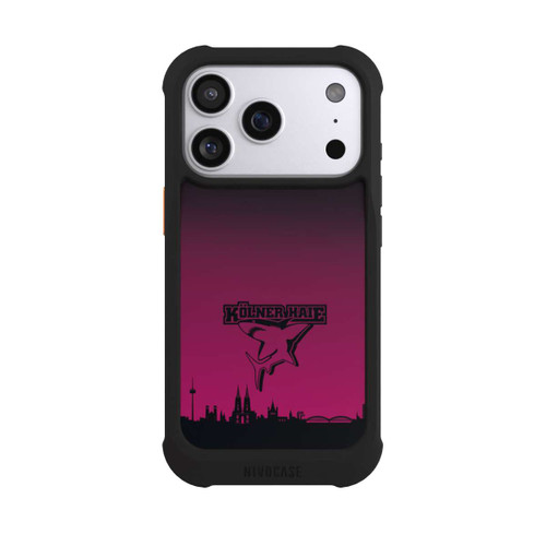 Apple iPhone 17 Pro NIVOmax Kölner Haie Skyline Pink
