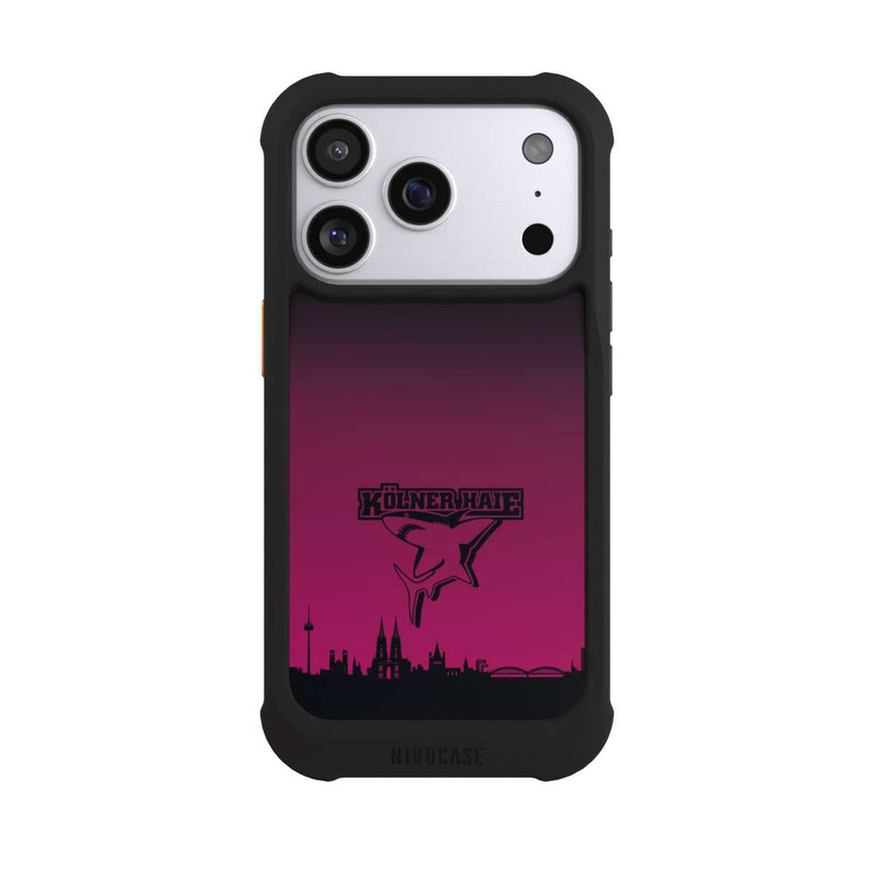iPhone 17 Pro NIVOmax Kölner Haie Skyline Pink
