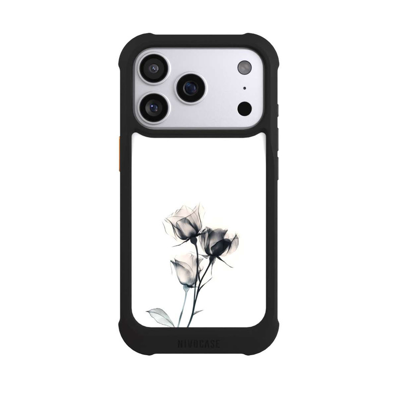 iPhone 17 Pro NIVOmax Fleur noire