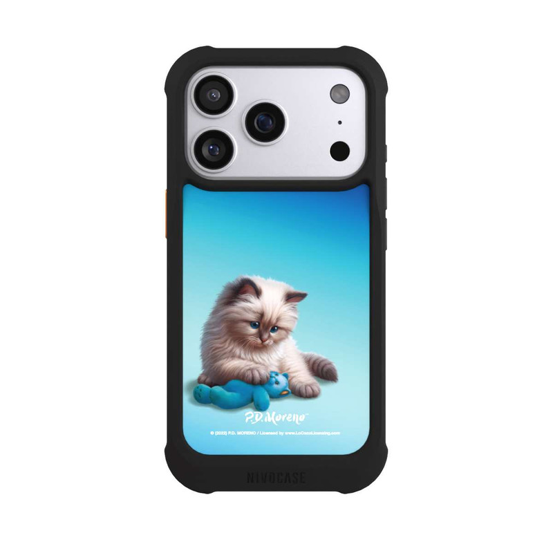 iPhone 17 Pro NIVOmax Cuddling Cat