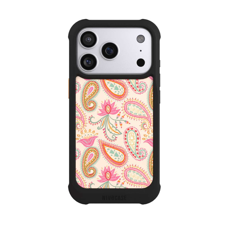 iPhone 17 Pro NIVOmax Colorful Paisley Charm