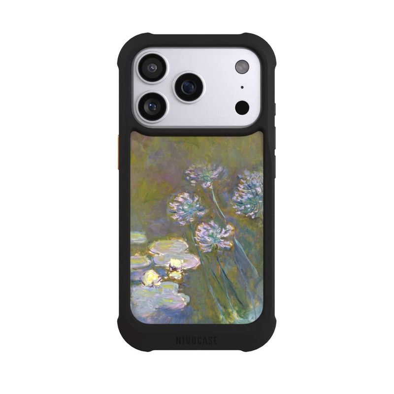 iPhone 17 Pro NIVOmax Waterlilies and Agapanthus