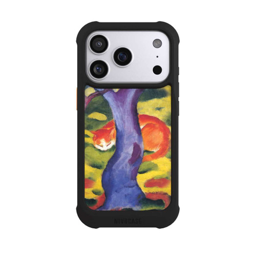 Apple iPhone 17 Pro NIVOmax Cat Behind Tree by Franz Marc