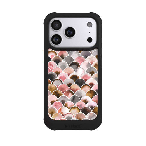 Apple iPhone 17 Pro NIVOmax Japandi Scales Pink Brown