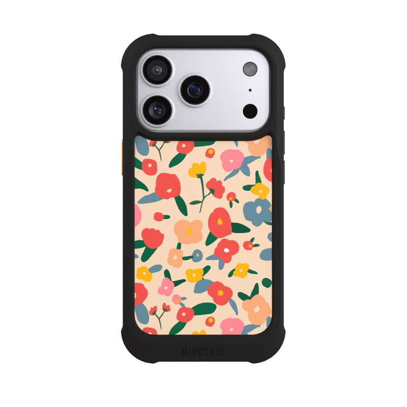 iPhone 17 Pro NIVOmax Retro Bold Scandi Flowers