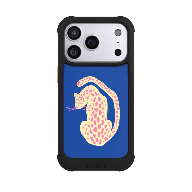 iPhone 17 Pro NIVOmax Blue Pink Cat