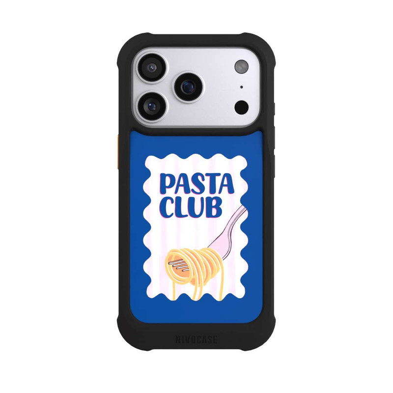 iPhone 17 Pro NIVOmax Pasta Club in Blue and Pink