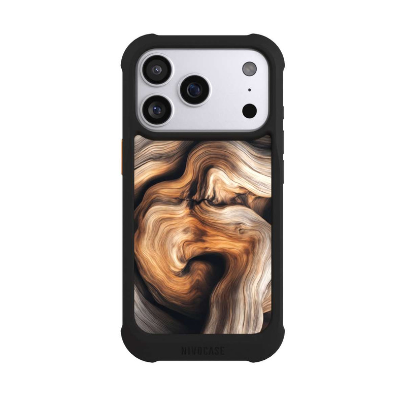 iPhone 17 Pro NIVOmax Rustic Wood