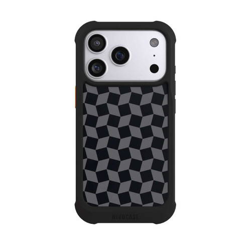 Apple iPhone 17 Pro NIVOmax 3D Würfel-Muster Effektt